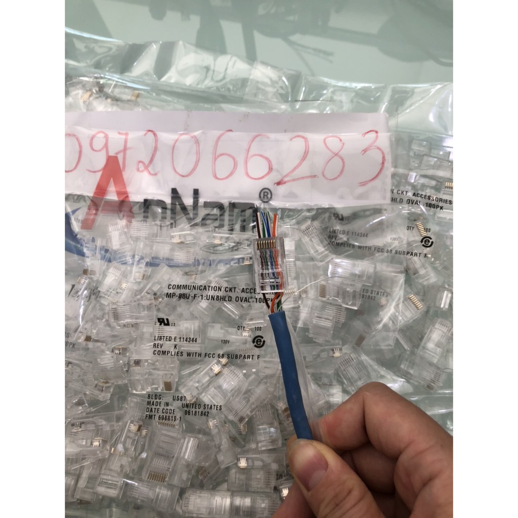 combo kìm bấm mạng xuyên thấu và 1 túi 100 hạt mạng xuyên thấu | BigBuy360 - bigbuy360.vn