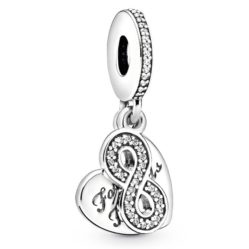 Hạt Charm Hình Vương Miện Màu Sắc Lấp Lánh Dùng Làm Vòng Tay / Dây Chuyền Cho Nam Và Nữ