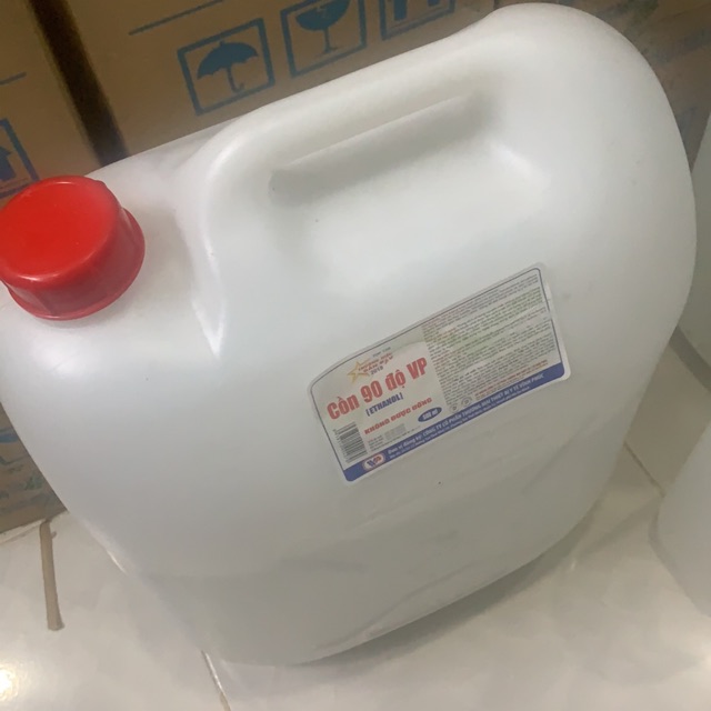 Cồn 90 độ can 5 lít Vĩnh Phúc (sát trùng, rửa tay, vệ sinh bề mặt, đồ dùng, nướng mực) (Ethanol / ancol / alcohol)