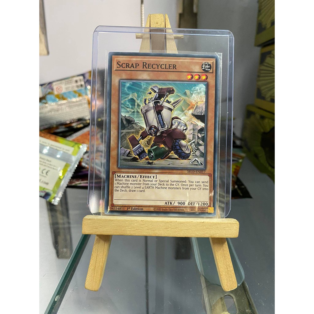 [ Dưa Hấu Yugioh ] Lá bài thẻ bài Scrap Recycler - Tặng bọc bài nhựa bảo quản