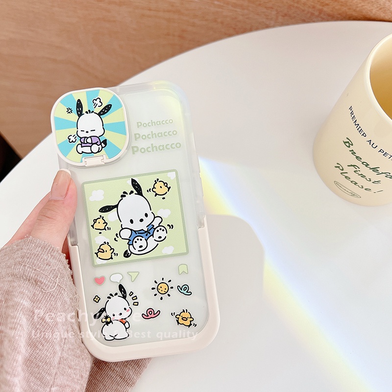 Ốp Điện Thoại TPU Mềm Có Giá Đỡ Ẩn In Hình Cinnamoroll Hoạt Hình Cho iPhone 14 13 12 Pro Max 11 Xr Xs Max X