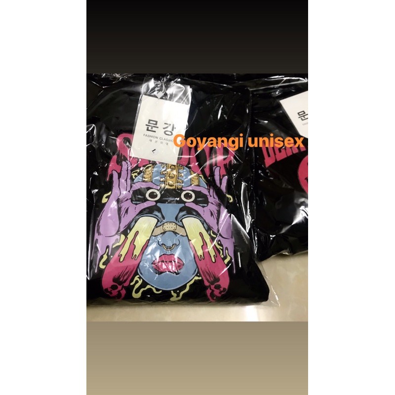 Áo hoodie goyangi Unisex SNOOP EYES phong cách Hàn Quốc