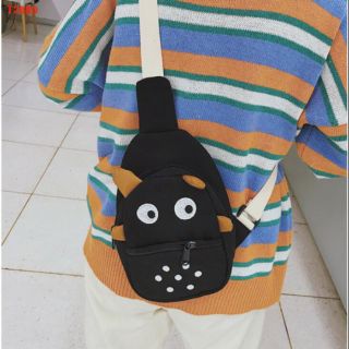 Túi đeo chéo nữ hàn quốc,túi vải kaki hình hưu cao cổ,túi đeo chéo hình thú,túi đeo chéo nữ siêu hót