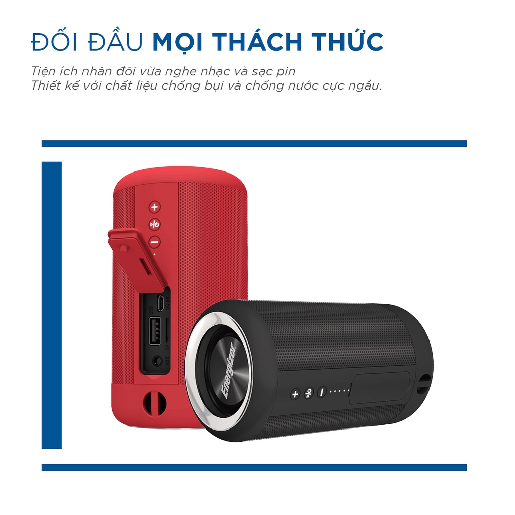 Loa Bluetooth Kèm Pin Sạc Dự Phòng Energizer BTS-051