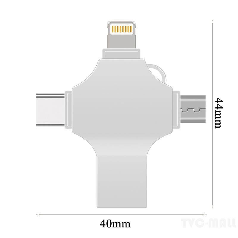 Usb 3.0 1tb 4 Trong 1 Cho Iphone Xs Android Pc | BigBuy360 - bigbuy360.vn