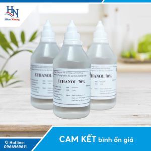 Cồn Y tế Ethanol 70 Độ chai 500ml. Sản phẩm của Công ty TNHH sản xuất và thương mại Hiền Nhung