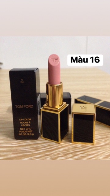 Son Tom Ford mini auth | bảng màu nude