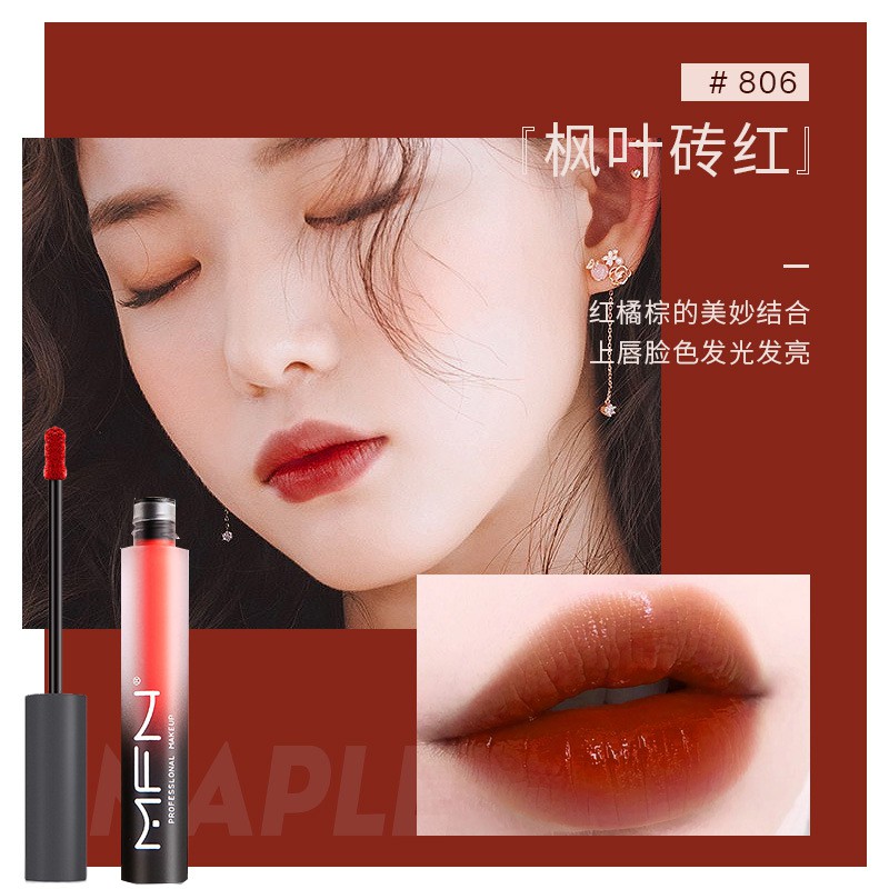 [Hàng mới về] Son môi MFN hiệu ứng bóng lì thời trang lâu trôi và chống thấm nước dành cho nữ | BigBuy360 - bigbuy360.vn
