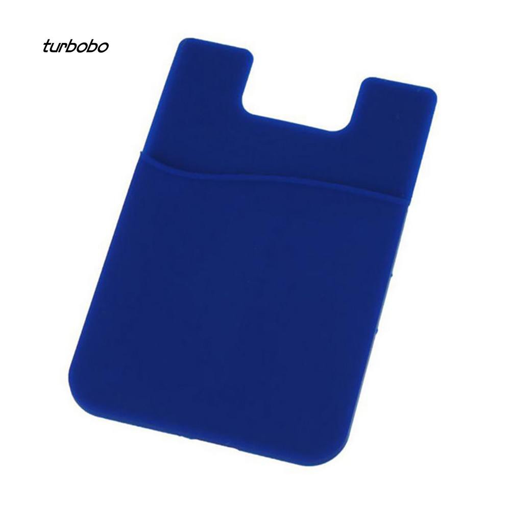 Miếng dán mặt lưng điện thoại bằng silicone đựng thẻ ID / thẻ tín dụng