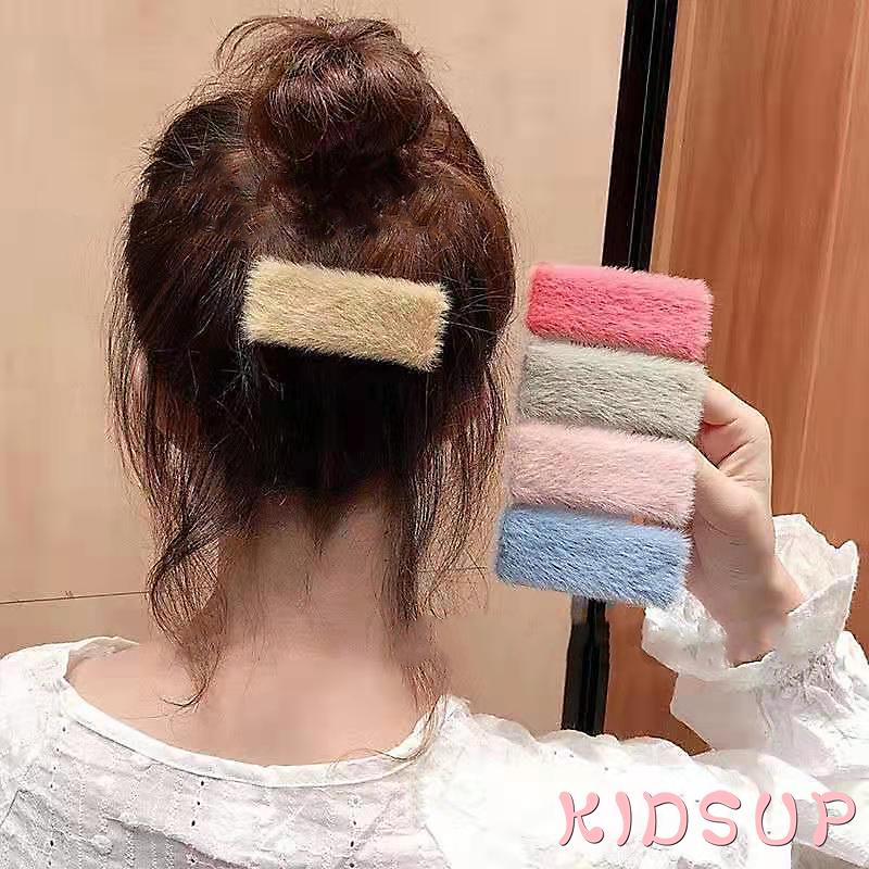 Kẹp tóc hình tam giác/giọt nước màu sắc thời trang cho nữ