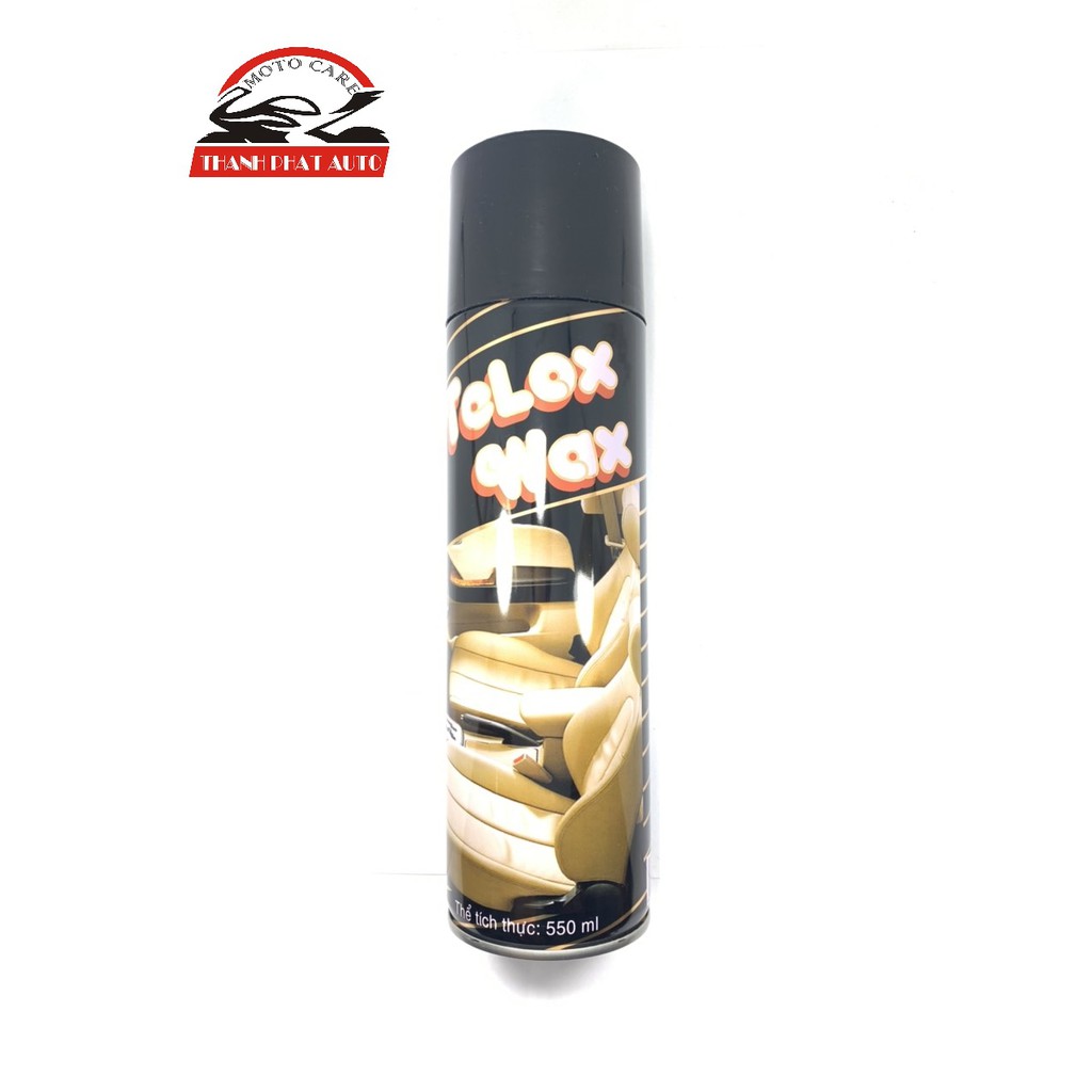 Chai xịt làm bóng da, dưỡng nhựa Telox Wax 550ml