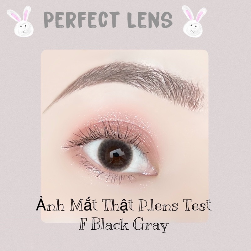 Lens ẢNH MẮT THẬT, Áp Tròng F BLACK GRAY , Dia 14.2 , Có Độ Cận và Không Độ Dành Cho Mắt Yếu , Nhạy Cảm , Giá Sale Siêu