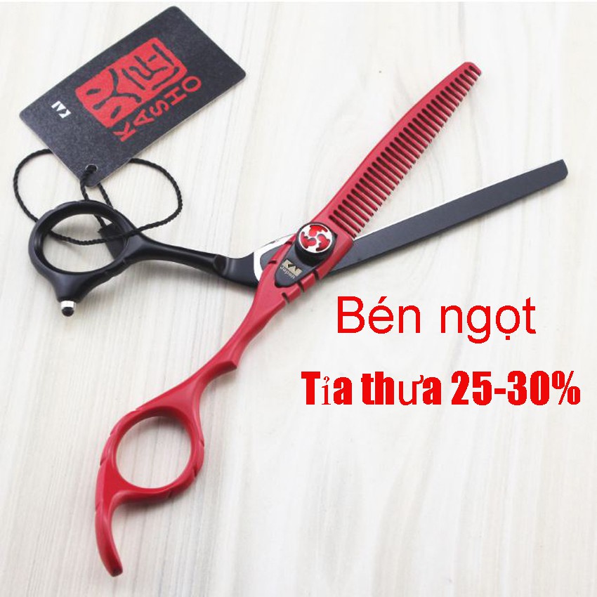 Bộ kéo cắt tóc chuyên nghiệp Nhật Bản Kai Kasho K4( Mua một bộ kéo được tặng bao da+2lược)-MILALO