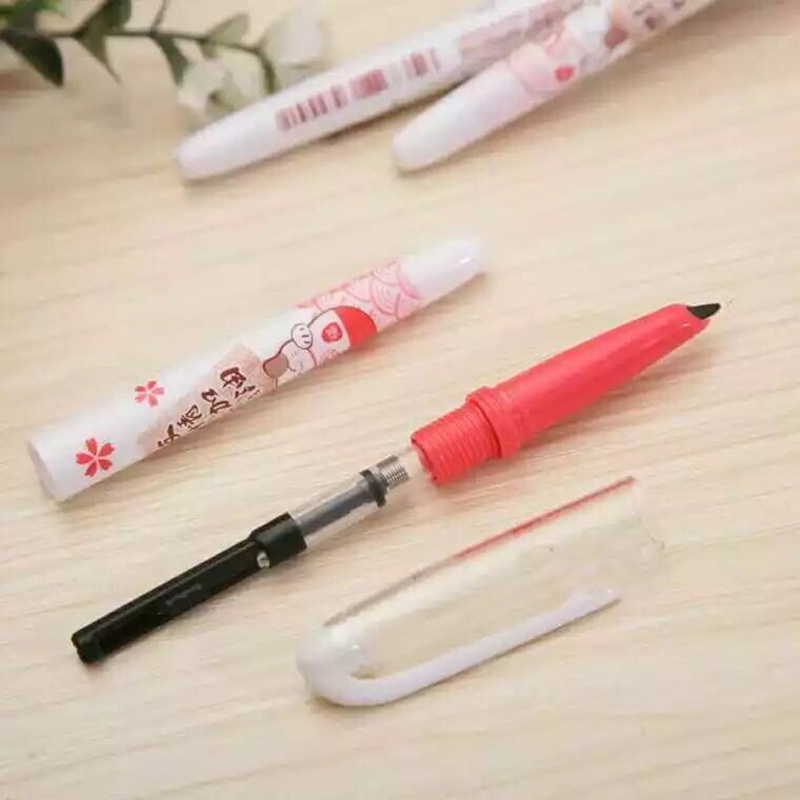 Bút máy kim tinh ngòi trơn / Bút bơm mực thay ngòi dễ dàng