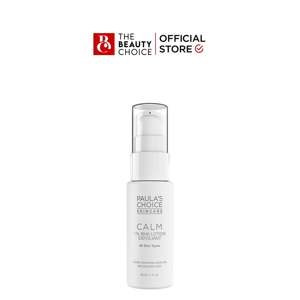 1% BHA Lotion Exfoliant Paula's Choice Calm - Tẩy Tế Bào Chết Hóa Học (30mL)