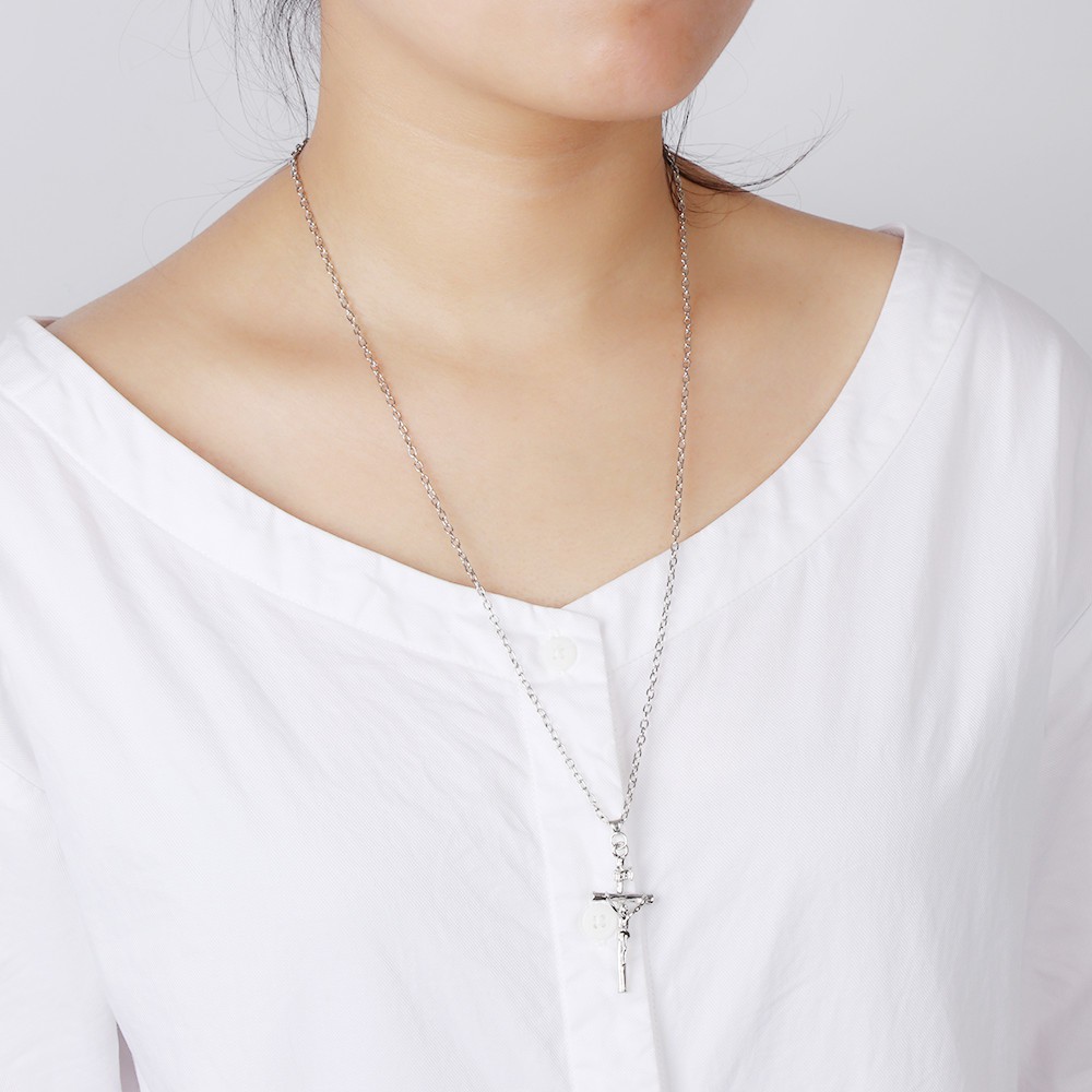 Vòng cổ Mạ Vàng 18K Mặt Thánh Giá