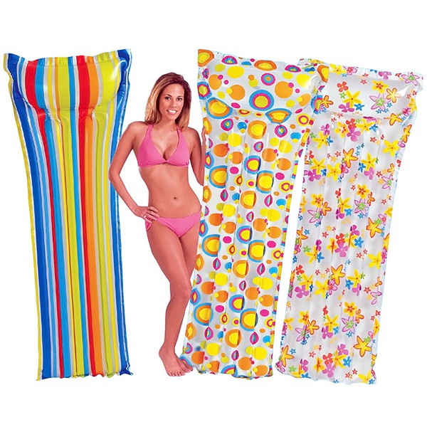 Phao bơi nằm thư giãn có gối đầu INTEX 59711