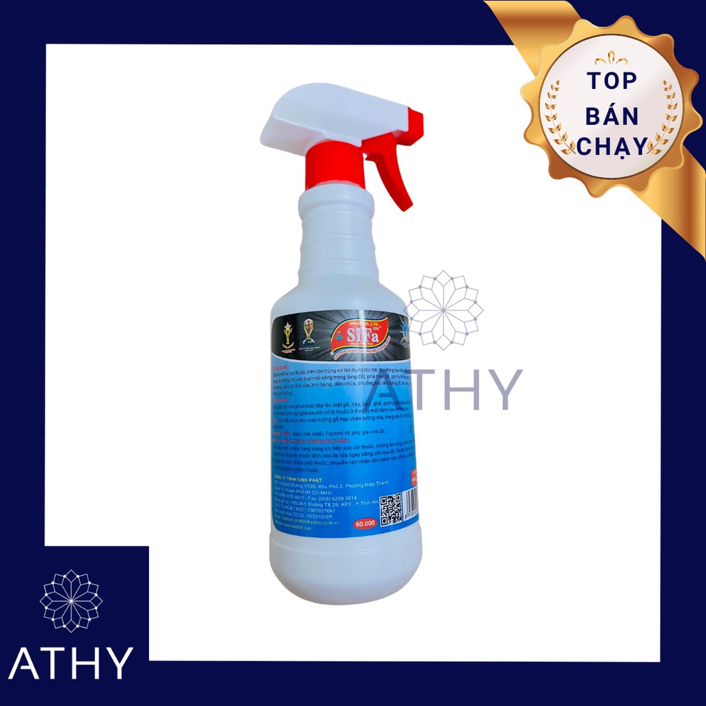 BÌNH XỊT DIỆT MỐI TẬN GỐC SIFA 493ML, chống côn trùng hiệu quả cao nhanh chóng