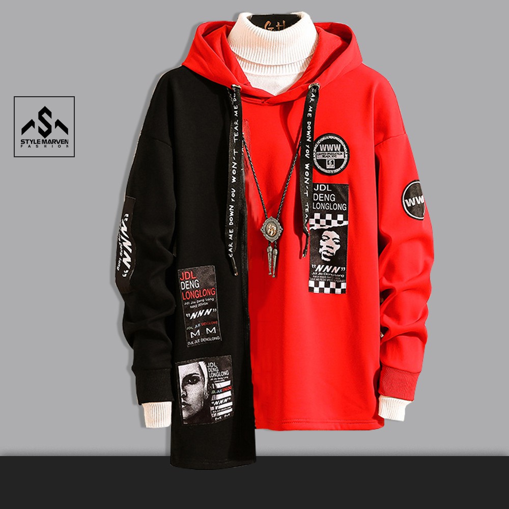 Áo khoác nỉ hoodie nam STYLE MARVEN hai màu cá tính "NNN" thời trang đường phố năng động - AO TOP NAM 90000134