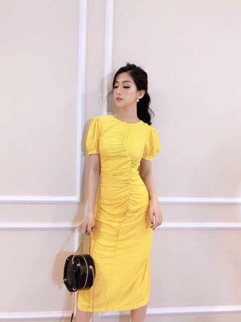 Váy dúm maxi đũi