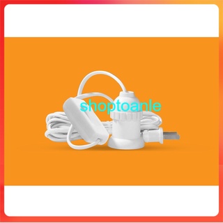 Đui đèn xoáy E27 đấu sẵn dây và công tắc Ominsu (2 màu trắng và đen) dây 4.5m-2..5m