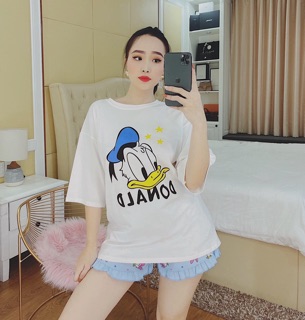 Bộ mặc nhà vịt cute (2 màu ảnh thật)