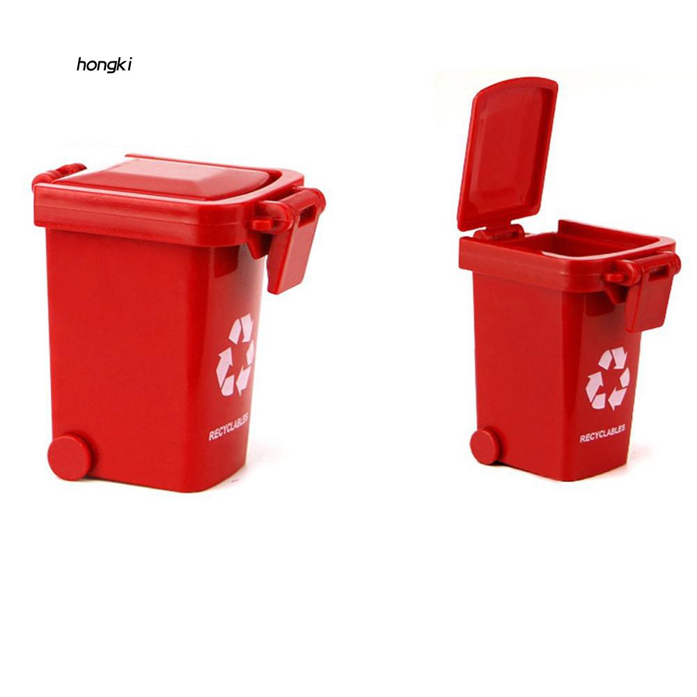 Set 3 thùng rác mini đồ chơi bằng nhựa cho bé