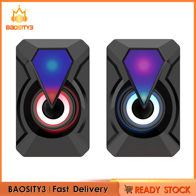 Loa Máy Tính 3wx2 Cổng Usb 3.5mm Aux Kèm Cáp 3.5mm | BigBuy360 - bigbuy360.vn