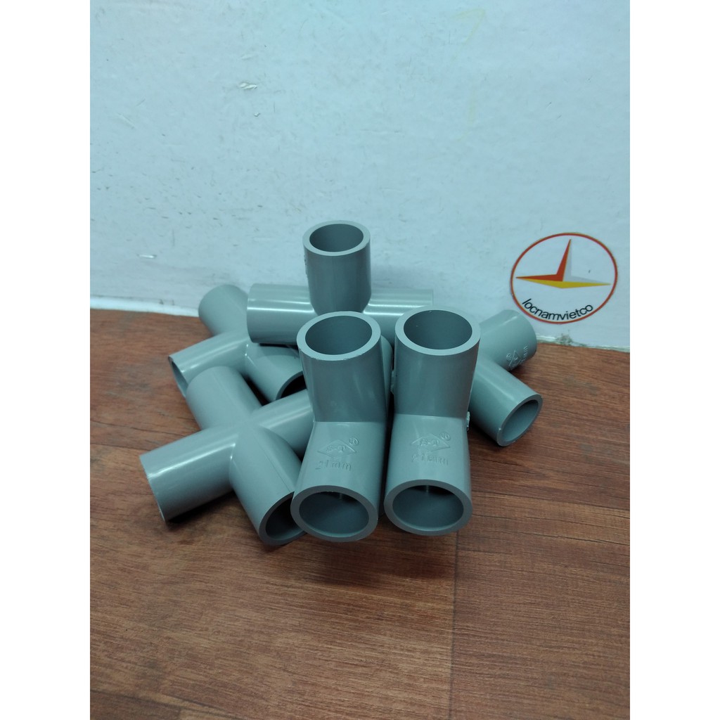 Chữ thập Pvc phi 21 _ 5 cái