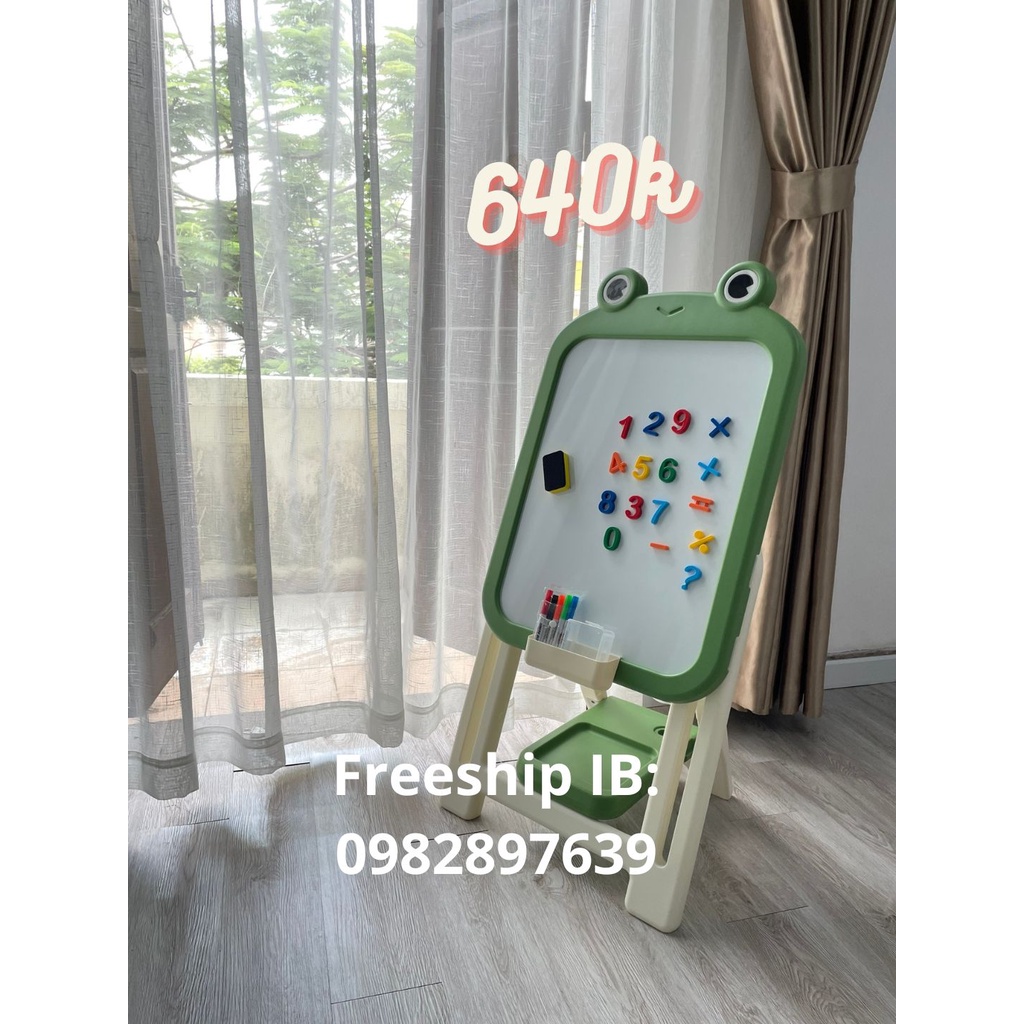 [FREESHIP Bảng vẽ cho bé, Bảng và ghế các hình cho bé khủng long, ếch, gấu