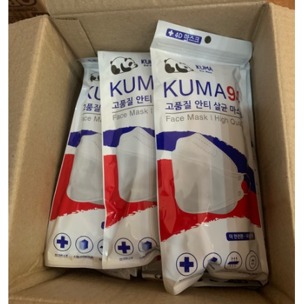 Khẩu trang 4D KF94 chống bụi mịn và kháng khuẩn kiểu dáng Hàn Quốc