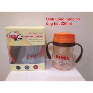 Bình uống nước PANDA có ống hút 330ml/ 310ml