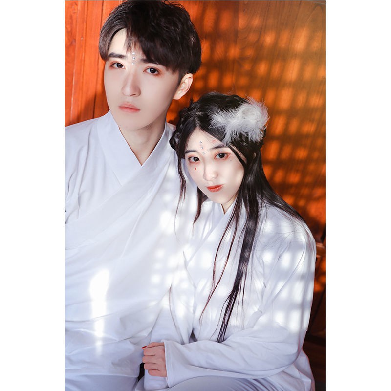 Áo khoác Nian Hanfu của chúng tôi được trang bị lớp lót váy trắng dành cho nữ, khoác, quần tây, vải cotton nam c | BigBuy360 - bigbuy360.vn