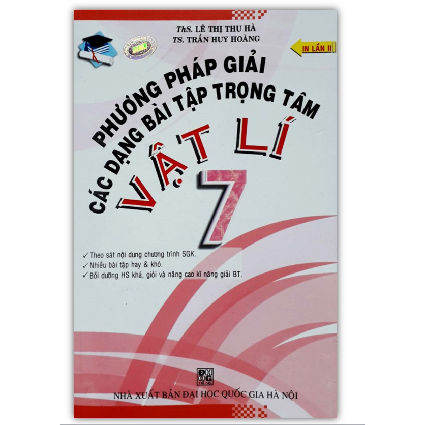 Sách - Phương Pháp Giải Các Dạng Bài Tập Trọng Tâm Vật Lí Lớp 7