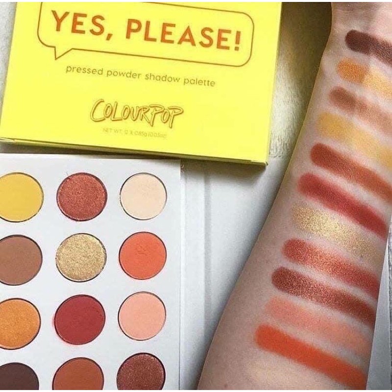 Bảng mắt Yes please eyeshadow palette - colourpop