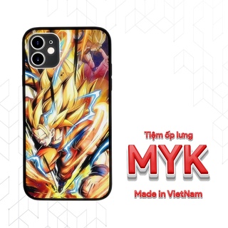 Ốp Lưng Son Goku SSJ3  Bảy viên ngọc rồng cho Iphone 5 6 7 8 Plus 11 12 Pro Max X Xr GOKPOD00673