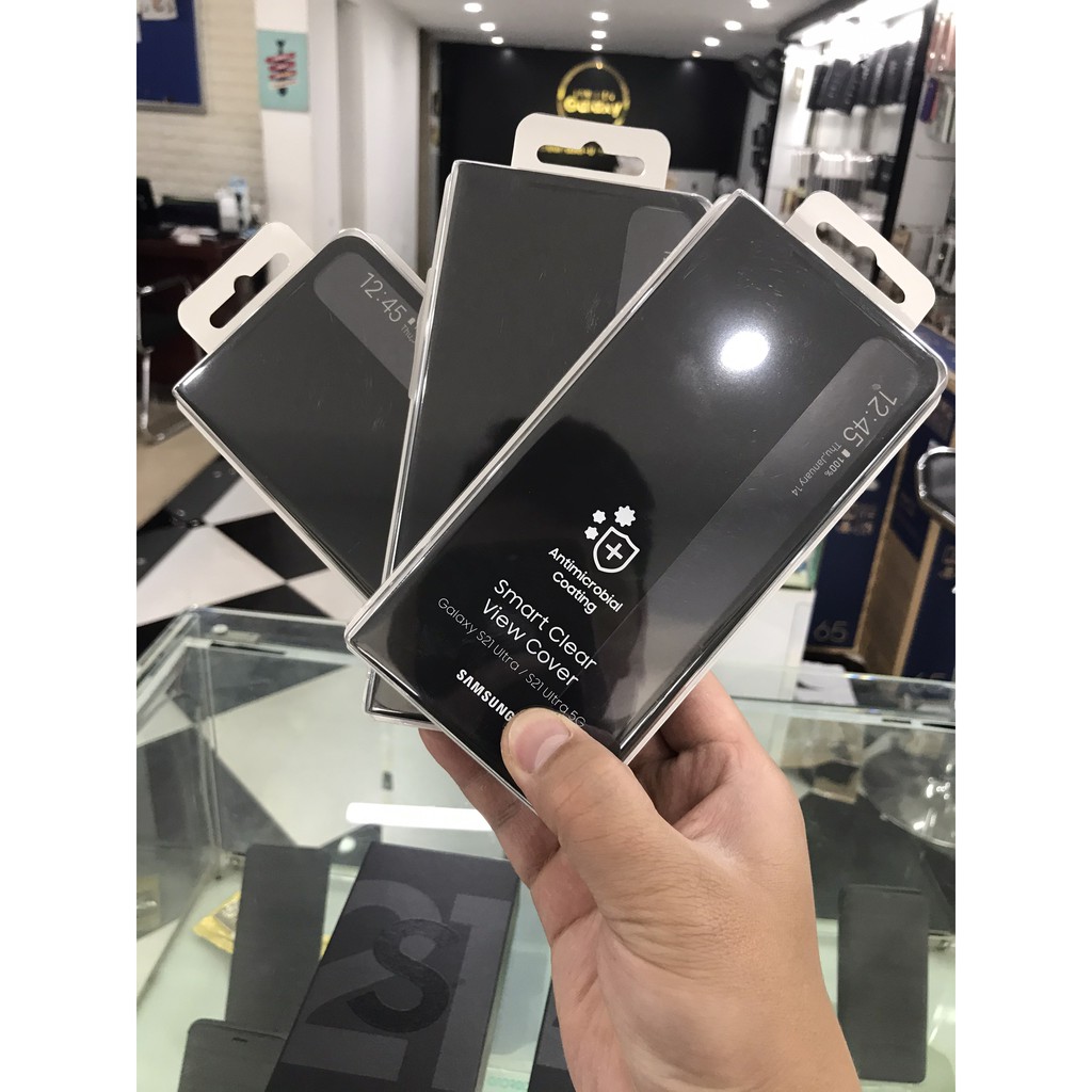 Điện thoại Samsung Galaxy S21 ultra 5G 128GB/12GB  [Kèm bao da Clear View Cover chính hãng] | BigBuy360 - bigbuy360.vn