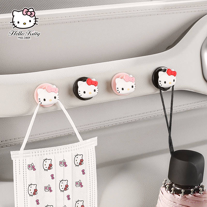 Móc treo đồ nội thất kiểu hoạt hình dễ thương đa năng cho xe hơi I9ZC