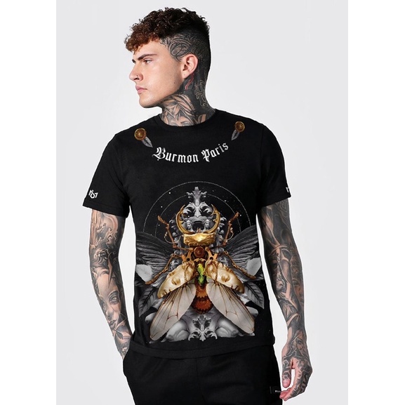 Áo phông Burmon mẫu hot 2022 form rộng đẹp- Áo thun tay lỡ Unisex nam nữ kiểu hàn quốc vải cotton HARI in hoạ tiết