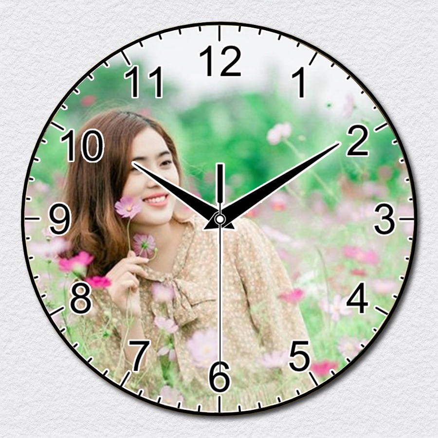 Tranh đồng hồ TIONE DECOR trang trí nhà ở  - 💞TIONE💞 - Tione in hình theo yêu cầu