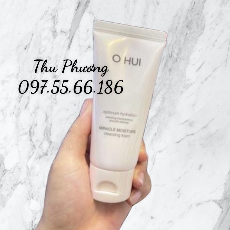 Tuýp sữa rửa mặt ohui miracle moisture 80ml (date 2024)