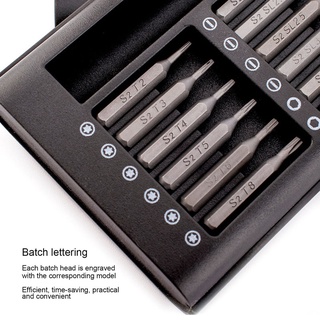 25 Pcs Screwdriver Kit Precision Magnetic Bits DIY Dismountable Screw Driver