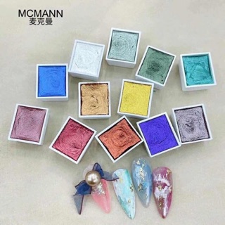 Set màu nhũ vẽ nước 12 màu