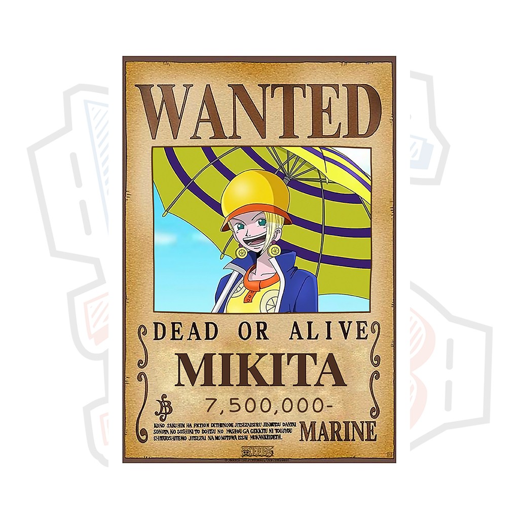 Poster truy nã Mikita (Miss Valentine) - One Piece