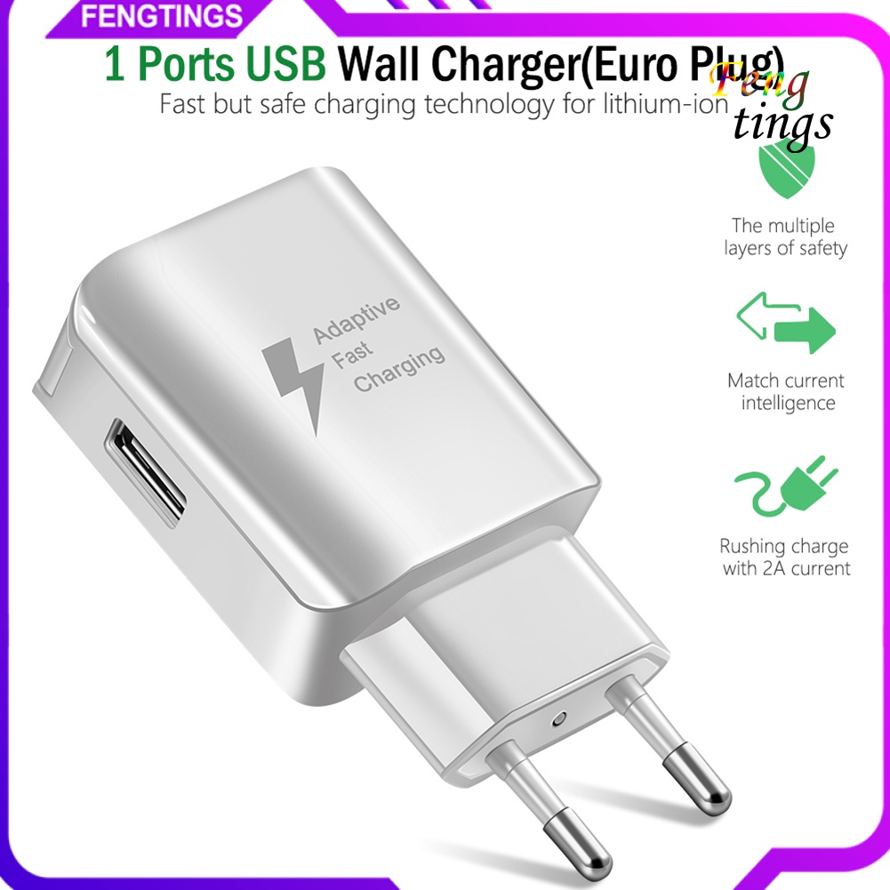 Củ sạc cắm tường sạc nhanh USB thông dụng cho điện thoại/ máy tính bảng