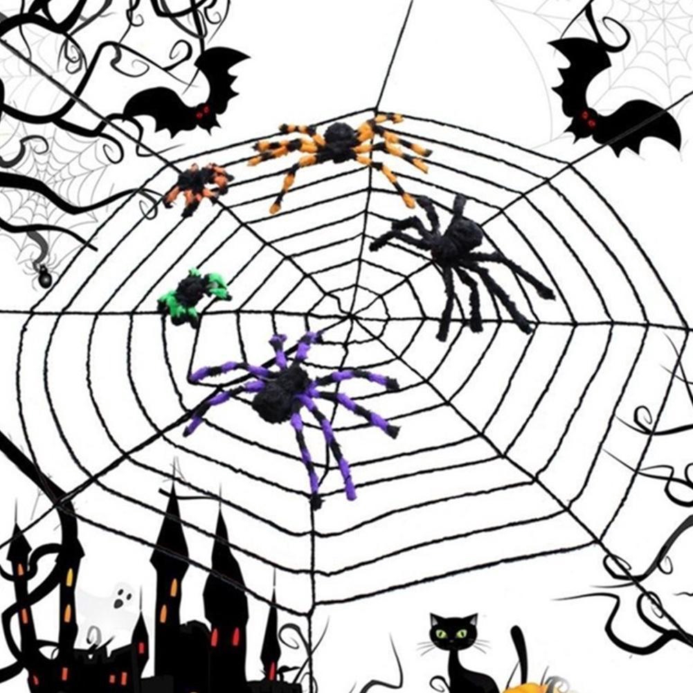 Mạng nhện độc đáo dùng trang trí Halloween tiện dụng D1B0