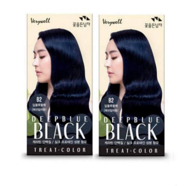 Thuốc nhuộm tóc Deep Blue Black ( xanh đen đậm)