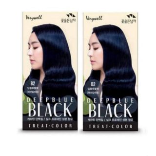 Thuốc nhuộm tóc Deep Blue Black ( xanh đen đậm)