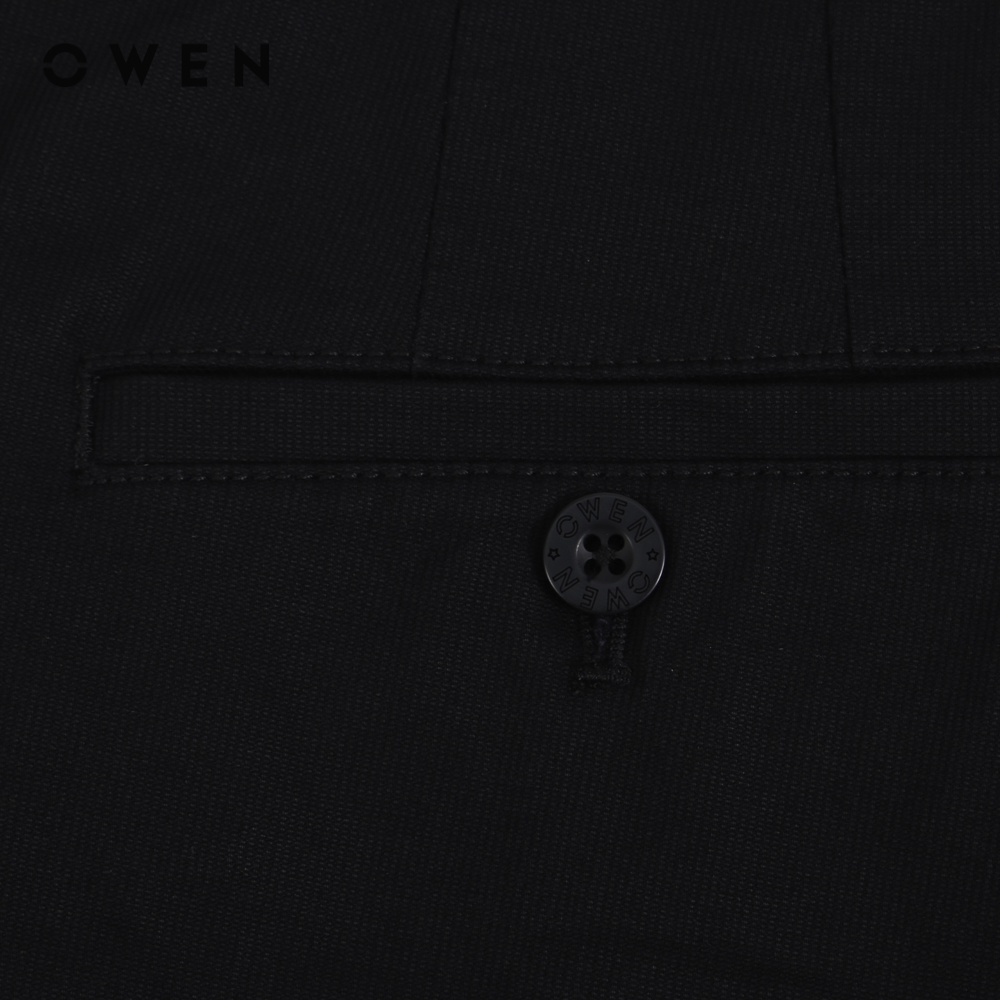 Quần short Nam Owen Slim Fit Đen - SK220652