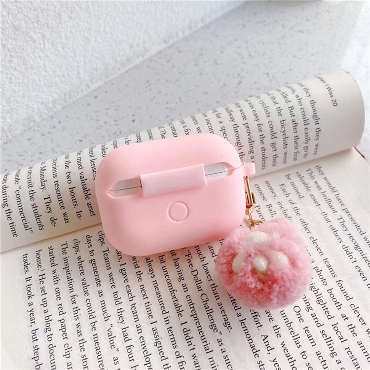 Vỏ Đựng Bảo Vệ Hộp Sạc Tai Nghe Airpods 1 / 2 Hình Chân Mèo Ngộ Nghĩnh